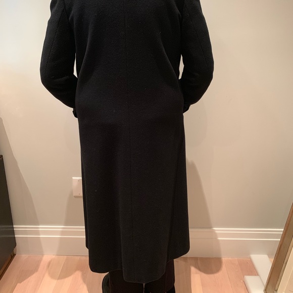 Black wool Chloe coat - Picture 3 of 3